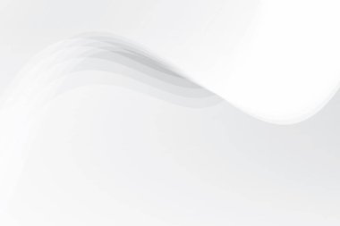 Soyut beyaz ve gri renkli, geometrik şekilli modern tasarım arka planı. Vektör illüstrasyonu.