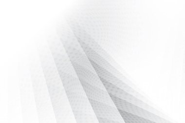 Soyut beyaz ve gri renkli, geometrik şekilli modern tasarım arka planı. Vektör illüstrasyonu.