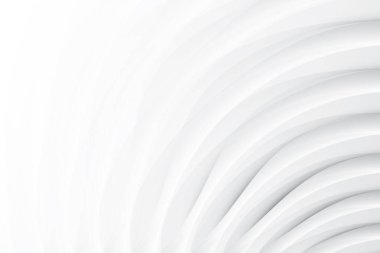 Soyut beyaz ve gri renkli, geometrik şekilli modern tasarım arka planı. Vektör illüstrasyonu.