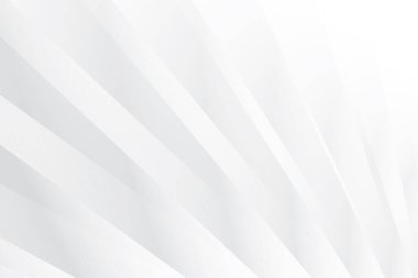 Soyut beyaz ve gri renkli, geometrik şekilli modern tasarım arka planı. Vektör illüstrasyonu.