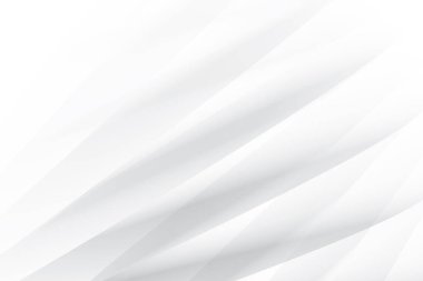 Soyut beyaz ve gri renkli, geometrik şekilli modern tasarım arka planı. Vektör illüstrasyonu.