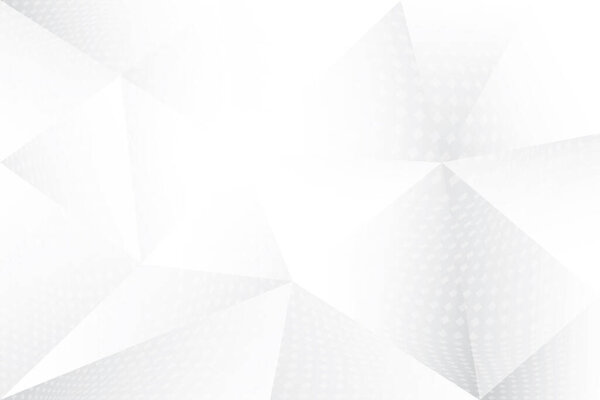 Abstract  white and gray color, modern design background with geometric shape. Vector illustration.