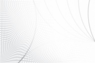 Soyut beyaz ve gri renkli, geometrik şekilli modern tasarım arka planı. Vektör illüstrasyonu.