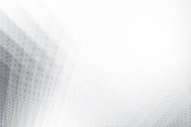 Soyut beyaz ve gri renkli, geometrik şekilli modern tasarım çizgili arka plan. Vektör illüstrasyonu.