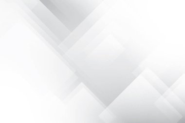 Soyut beyaz ve gri renkli, geometrik şekilli modern tasarım çizgili arka plan. Vektör illüstrasyonu.