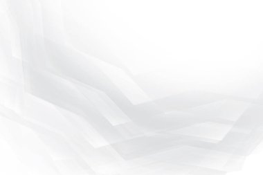 Soyut beyaz ve gri renkli, geometrik şekilli modern tasarım çizgili arka plan. Vektör illüstrasyonu.