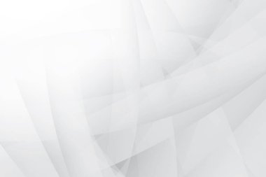 Soyut beyaz ve gri renkli, geometrik şekilli modern tasarım çizgili arka plan. Vektör illüstrasyonu.