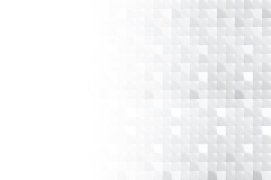 Soyut beyaz ve gri renkli, geometrik şekilli modern tasarım çizgili arka plan. Vektör illüstrasyonu.