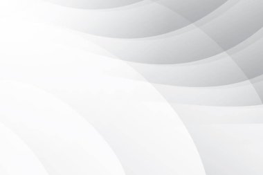 Soyut beyaz ve gri renkli, geometrik şekilli modern tasarım çizgili arka plan. Vektör illüstrasyonu.