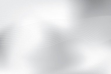 Soyut beyaz ve gri renkli, geometrik şekilli modern tasarım çizgili arka plan. Vektör illüstrasyonu.