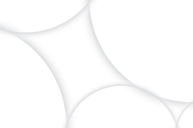 Soyut beyaz ve gri renkli, geometrik şekilli modern tasarım çizgili arka plan. Vektör illüstrasyonu.