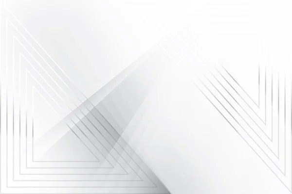 Абстрактний Білий Сірий Колір Сучасний Дизайн Смуги Фону Геометричною Формою — стоковий вектор