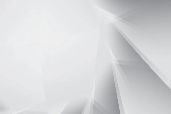 Abstraktní Bílá Šedá Barva Moderní Design Pruh Pozadí Geometrickým Tvarem — Stockový vektor