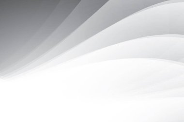 Soyut beyaz ve gri renkli, geometrik şekilli modern tasarım çizgili arka plan. Vektör illüstrasyonu.