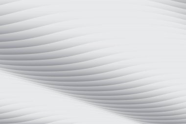 Soyut beyaz ve gri renkli, geometrik şekilli modern tasarım çizgili arka plan. Vektör illüstrasyonu.