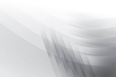 Soyut beyaz ve gri renkli, geometrik şekilli modern tasarım çizgili arka plan. Vektör illüstrasyonu.