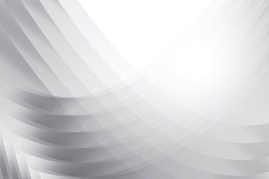 Soyut beyaz ve gri renkli, geometrik şekilli modern tasarım çizgili arka plan. Vektör illüstrasyonu.