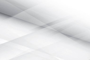 Soyut beyaz ve gri renkli, geometrik şekilli modern tasarım çizgili arka plan. Vektör illüstrasyonu.