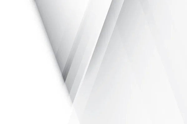 Abstrakcyjny Biało Szary Kolor Nowoczesny Design Tło Pasek Geometrycznym Kształcie — Wektor stockowy