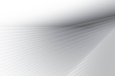 Soyut beyaz ve gri renkli, geometrik şekilli modern tasarım çizgili arka plan. Vektör illüstrasyonu.