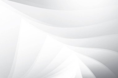 Soyut beyaz ve gri renkli, geometrik şekilli modern tasarım çizgili arka plan. Vektör illüstrasyonu.