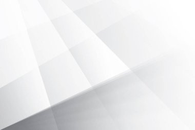 Soyut beyaz ve gri renkli, geometrik şekilli modern tasarım çizgili arka plan. Vektör illüstrasyonu.