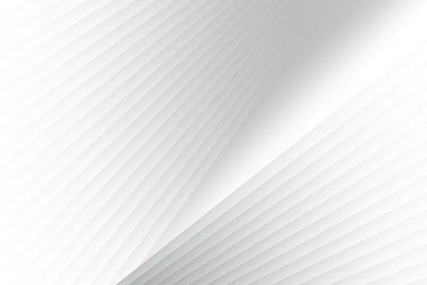 Soyut beyaz ve gri renkli, geometrik şekilli modern tasarım çizgili arka plan. Vektör illüstrasyonu.