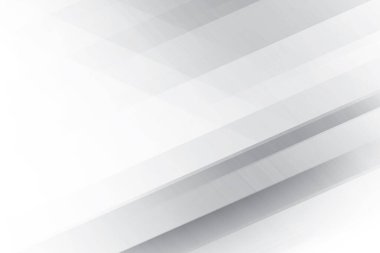 Soyut beyaz ve gri renkli, geometrik şekilli modern tasarım çizgili arka plan. Vektör illüstrasyonu.