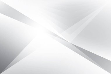 Soyut beyaz ve gri renkli, geometrik şekilli modern tasarım çizgili arka plan. Vektör illüstrasyonu.