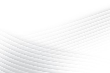 Soyut beyaz ve gri renkli, geometrik şekilli modern tasarım çizgili arka plan. Vektör illüstrasyonu.