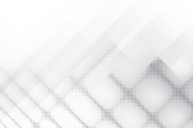 Soyut beyaz ve gri renkli, geometrik şekilli modern tasarım çizgili arka plan. Vektör illüstrasyonu.