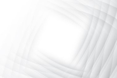 Soyut beyaz ve gri renkli, geometrik şekilli modern tasarım çizgili arka plan. Vektör illüstrasyonu.