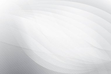 Soyut beyaz ve gri renkli, geometrik şekilli modern tasarım çizgili arka plan. Vektör illüstrasyonu.