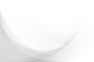 Soyut beyaz ve gri renkli, geometrik şekilli modern tasarım çizgili arka plan. Vektör illüstrasyonu.