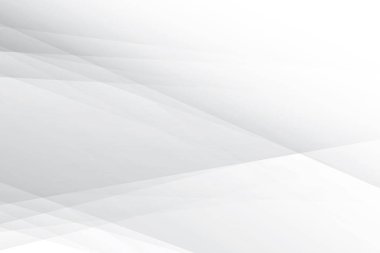 Soyut beyaz ve gri renkli, geometrik şekilli modern tasarım çizgili arka plan. Vektör illüstrasyonu.