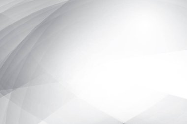 Soyut beyaz ve gri renkli, geometrik şekilli modern tasarım çizgili arka plan. Vektör illüstrasyonu.