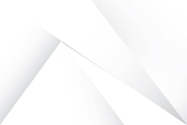 Soyut beyaz ve gri renkli, geometrik şekilli modern tasarım çizgili arka plan. Vektör illüstrasyonu.