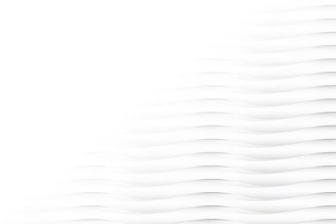 Soyut beyaz ve gri renkli, geometrik şekilli modern tasarım çizgili arka plan. Vektör illüstrasyonu.