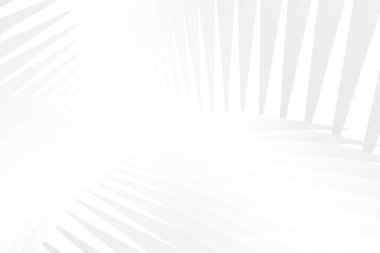 Soyut beyaz ve gri renkli, geometrik şekilli modern tasarım çizgili arka plan. Vektör illüstrasyonu.