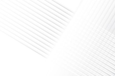 Soyut beyaz ve gri renkli, geometrik şekilli modern tasarım çizgili arka plan. Vektör illüstrasyonu.