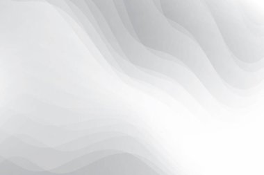 Soyut beyaz ve gri renkli, geometrik şekilli modern tasarım çizgili arka plan. Vektör illüstrasyonu.