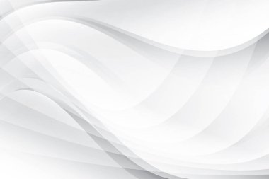 Soyut beyaz ve gri renkli, geometrik şekilli modern tasarım çizgili arka plan. Vektör illüstrasyonu.