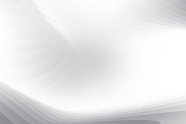 Soyut beyaz ve gri renkli, geometrik şekilli modern tasarım çizgili arka plan. Vektör illüstrasyonu.