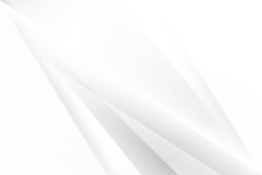 Soyut beyaz ve gri renkli, geometrik şekilli modern tasarım çizgili arka plan. Vektör illüstrasyonu.