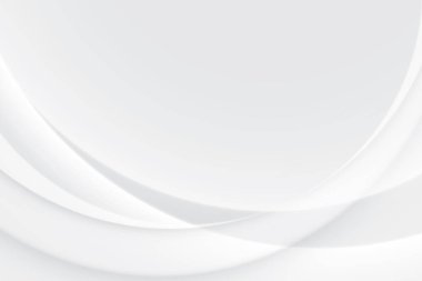 Soyut beyaz ve gri renkli, geometrik şekilli modern tasarım çizgili arka plan. Vektör illüstrasyonu.