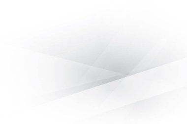Soyut beyaz ve gri renkli, geometrik şekilli modern tasarım çizgili arka plan. Vektör illüstrasyonu.