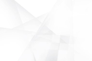 Soyut beyaz ve gri renkli, geometrik şekilli modern tasarım çizgili arka plan. Vektör illüstrasyonu.