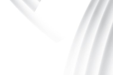 Soyut beyaz ve gri renkli, geometrik şekilli modern tasarım çizgili arka plan. Vektör illüstrasyonu.