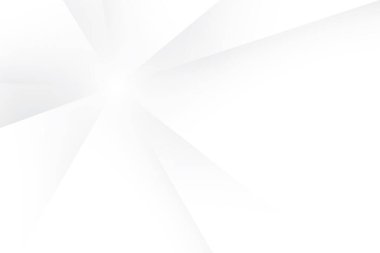 Soyut beyaz ve gri renkli, geometrik şekilli modern tasarım çizgili arka plan. Vektör illüstrasyonu.