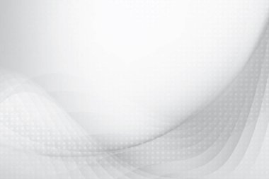 Soyut beyaz ve gri renkli, geometrik şekilli modern tasarım çizgili arka plan. Vektör illüstrasyonu.